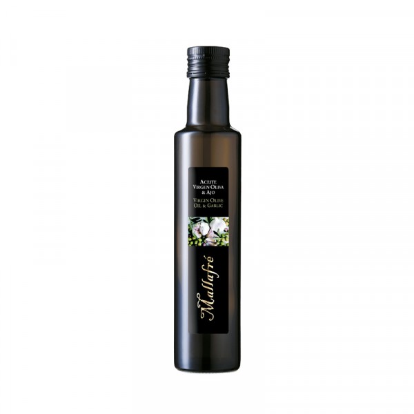 Aceite virgen de oliva y Ajo - Botella vidrio 250 ml