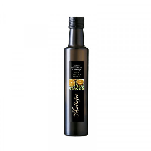 Aceite virgen de oliva y Naranja - Botella vidrio 250 ml