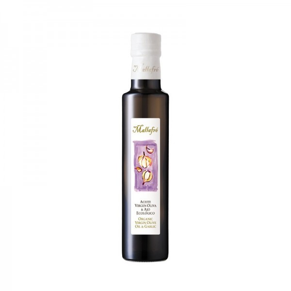 Aceite condimentado ecológico ajo